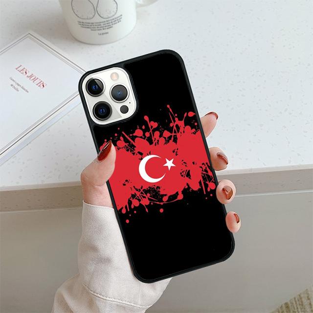 Республика Турция Реалистичный чехол-флаг для телефона iPhone 17 Air 13 12 14 15 16 Чехол для Apple Pro Max Plus