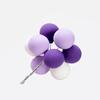 8Pcs Ball Bundle Colorful Clay Cake Topper Hat Creative Cupcake Card Flag Birthday Party Baby Shower Dessert Decoration