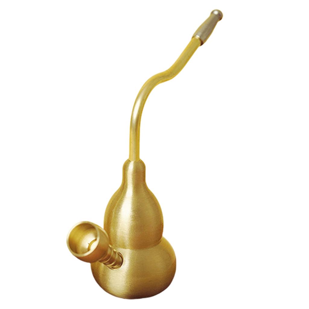 Traditional Craftsmanship Brass Water Pipe Cigarette Holder for Smoking Enthusiasts and Unique Gift Seekers