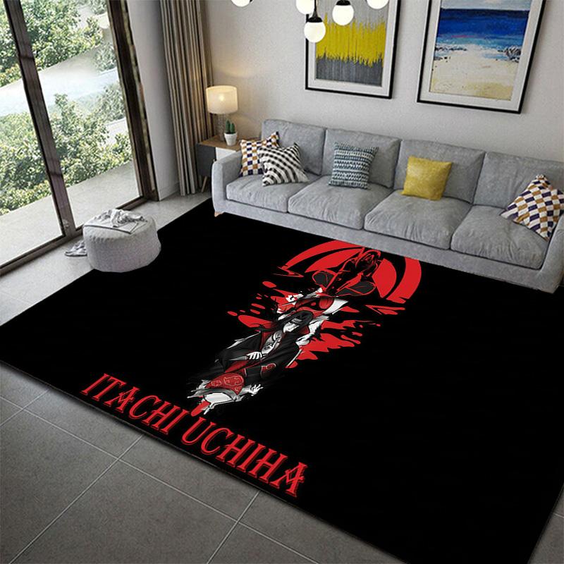 Naruto Anime Collectible Area Rug Non-Slip Durable Mat for Home Living Room