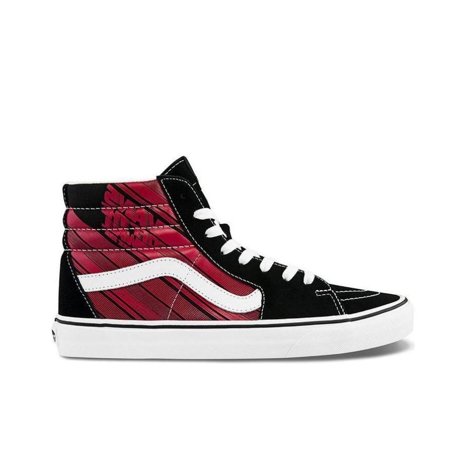 Vans Sk8 Высокие кеды для скейтборда Унисекс Кроссовки Черные Красные VN0A4U3C2C5