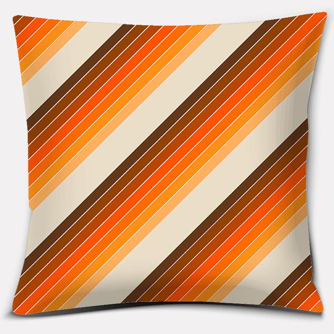 Retro Rainbow Geometric Color Series Pillow Cover Gift Home Office Decoration Pillow Bedroom Sofa Car Cushion Cover