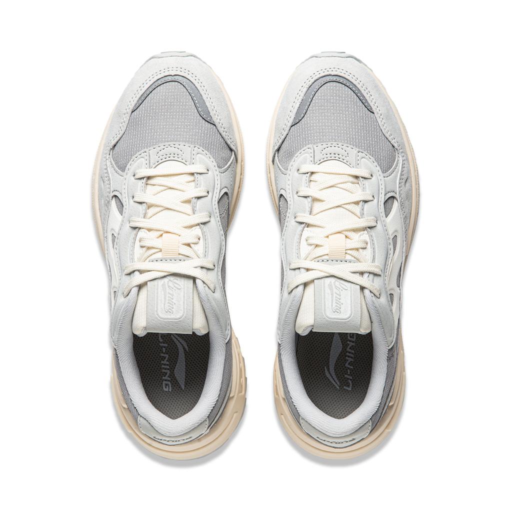 Li Ning Cheng Feng Мягкая отскок толстая подошва похудения нескользящая износостойкая амортизирующая увеличивающая рост низкая повседневная обувь AGCU118-2