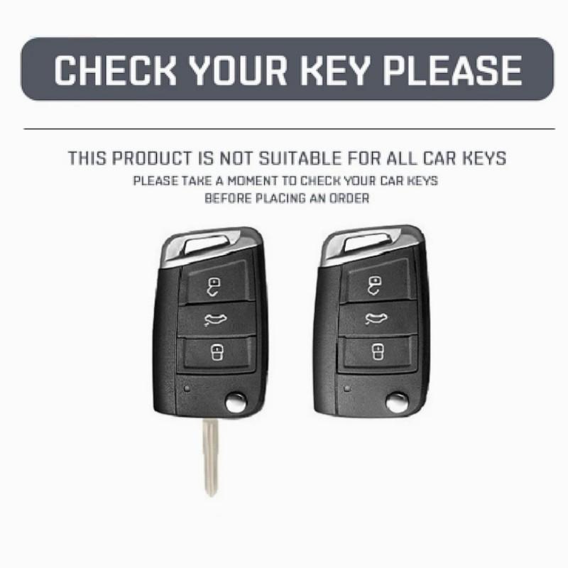 Металлический чехол для ключей от автомобиля для Volkswagen VW Polo Golf 7 MK7 Tiguan passat для Skoda Octavia Kodiaq Karoq для Seat Ateca Leon, сумка для ключей