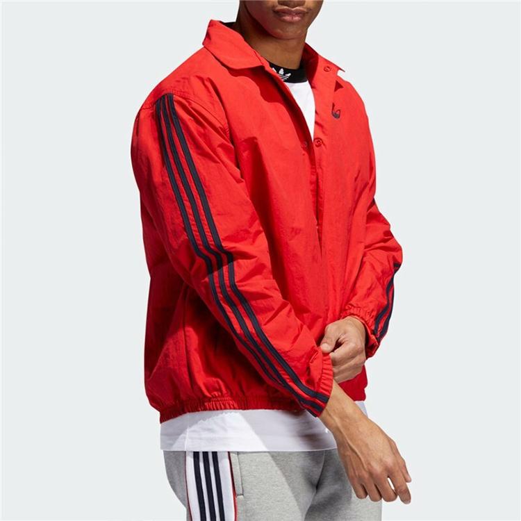 Adidas Originals Jackets Men's Light Scarlet Lapel Moderate Other ED5518