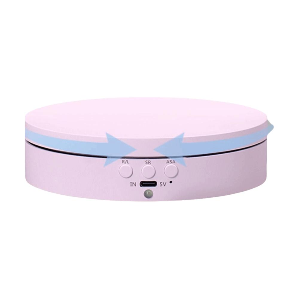 3 Speeds Jewelry Rotating Turntable Motorized Motorized Spinning Platform Photography Products