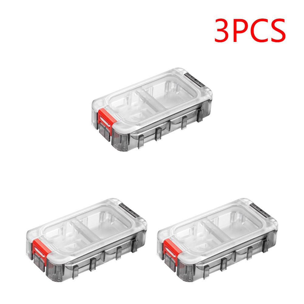 Fishing Tackle Box Expandable Fishing Tackle Box Clear Top Fishing Lure Storage Box Fishing Lure Hooks Storage Box for Fishing