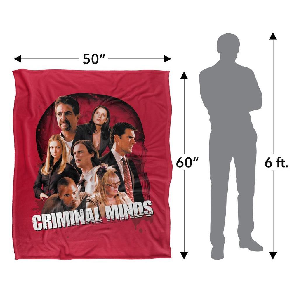 Criminal Minds Brain Trust Silky Supersoft Blanket