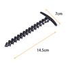 10pcs Screw Anchor Stakes Hiking Tent Stakes Pins Outdoor Camping Peg Ground Nails Spiral Plastic Fixing Supplies
