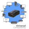 Адаптер HDMI 19-контактный женский на HDMI 19-контактный женский(черный)