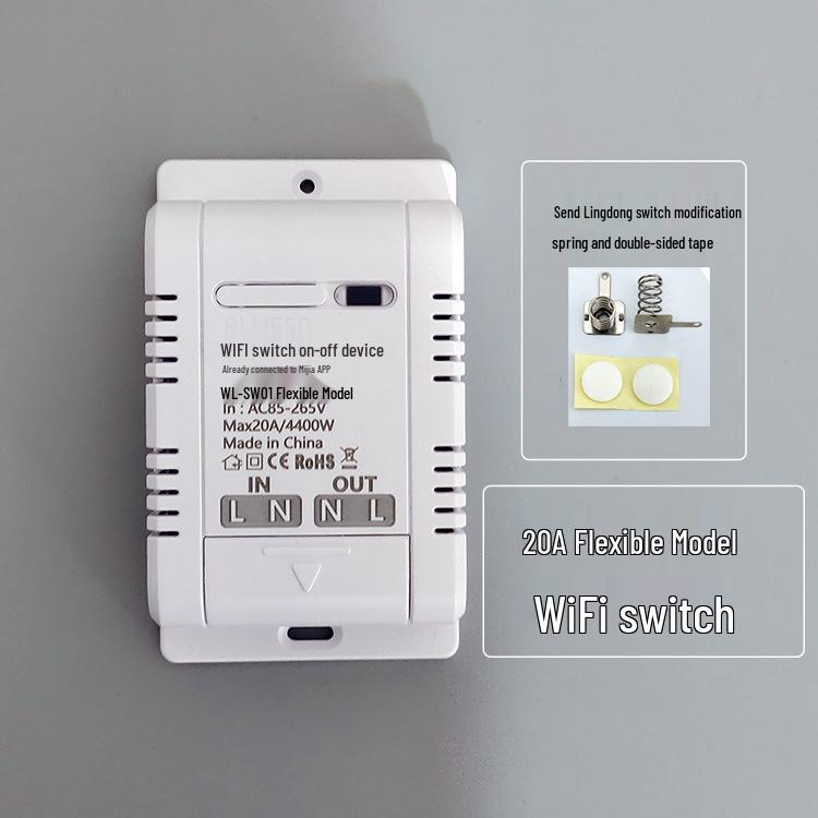 Умный выключатель с голосовым управлением Xiaoai: Беспроводной пульт дистанционного управления и освещение по таймеру