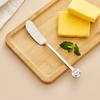 WORTHBUY 1/2 шт. Милый нож для масла из нержавеющей стали 316, лопатка для хлеба, джема, крема, с длинной ручкой, нож для сыра/масла, кухонная утварь