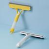 Glass Wiper 3-In-1 Window Cleaning Scraper with Spray Bottle Ergonomic Handle Window Wiper All-Purpose Cleaner Tool