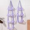 3/4 Layers Ball Storage Hanging Bag Wall Mounted Mesh Pockets Organizer  Household