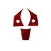 New FOR TESLA MODEL 3 Y CARBON FIBER CAR STEERING WHEEL COVER TRIM RED