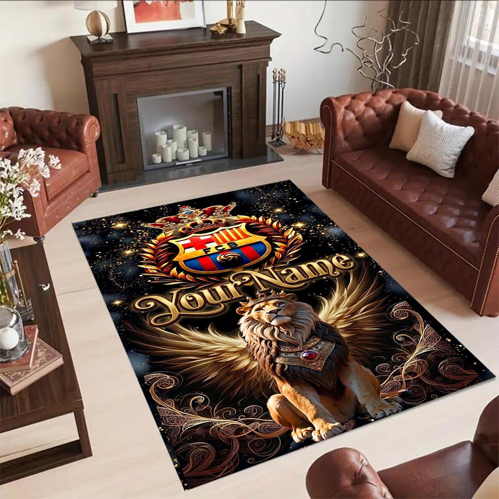 Galatasaray 81 Personalized Text Area Rug Suitable for Hallway Bedrooms Balcony Dormitory Antislip Carpet Office home decor Spiritual Gift