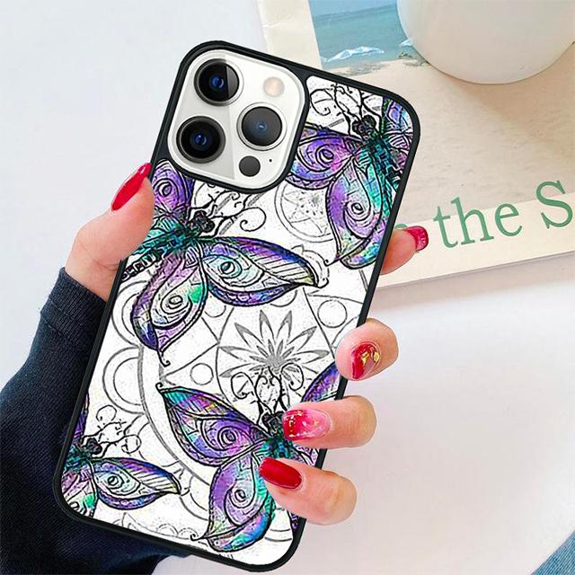 Beautiful Butterfly Nature Wildlife Soft Phone Case Cover For iPhone 17 Air 15 16 14 13 12 Pro Max 11 Pro Max Plus