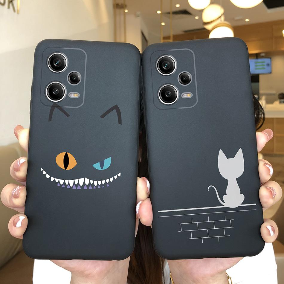 Чехол для телефона Xiaomi Redmi Note 12 Pro+ Plus 5G, Сердечко, Девушка, Силиконовый, Матовый, Ударопрочный Чехол-Бампер для Redmi 12Pro + Funda
