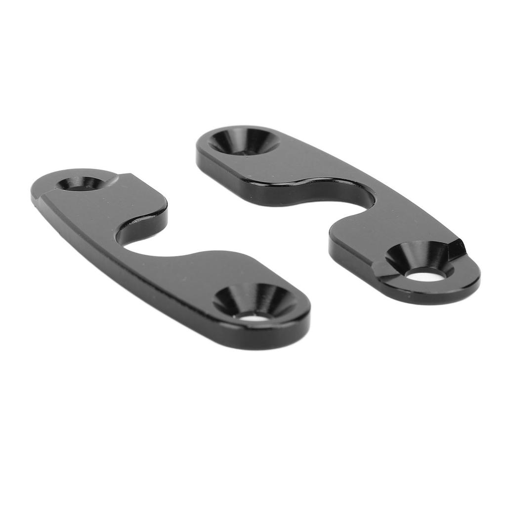 2pcs Sun Visor Repair Kit Aluminum Alloy Black Anodized Coated Sun Visor Mounting Clip for JK 2018