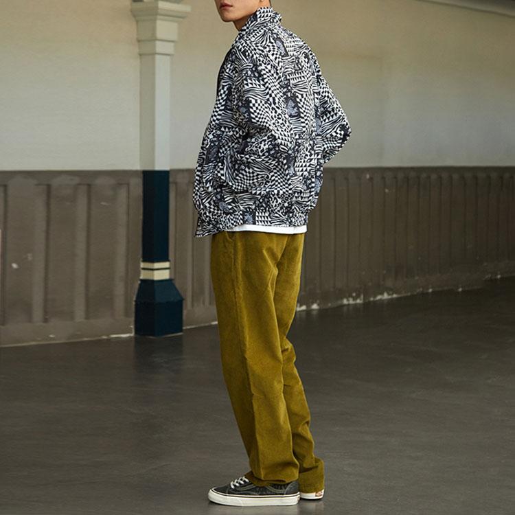 Vans SS22 Куртка с тигровым принтом в шахматном порядке Унисекс Верхняя одежда Черный VN0A5H9T7TO