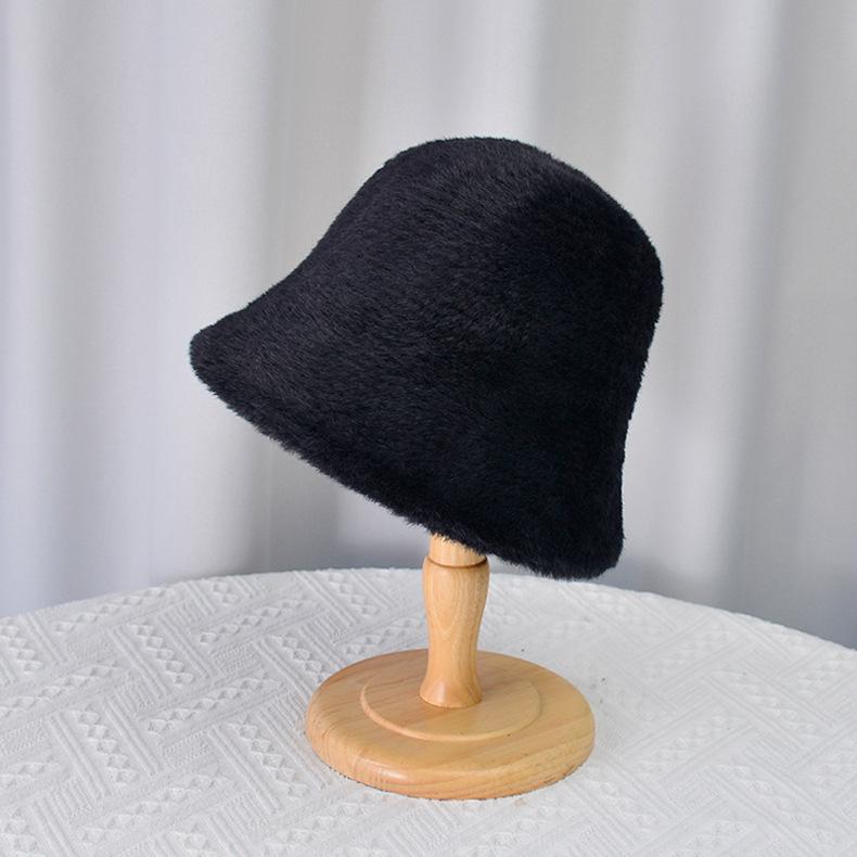 Осенне-зимняя плюшевая панама, ветрозащитная, теплая, защищающая уши, рыболовная шапка, маленькая шапка-тазик, простая универсальная шапка для детей