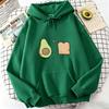 2026 Kawaii Avocado Love Print Hoodies Spring Autumn Winter Casual Hoodies Sweatshirts Men Women Pullovers with Pocket