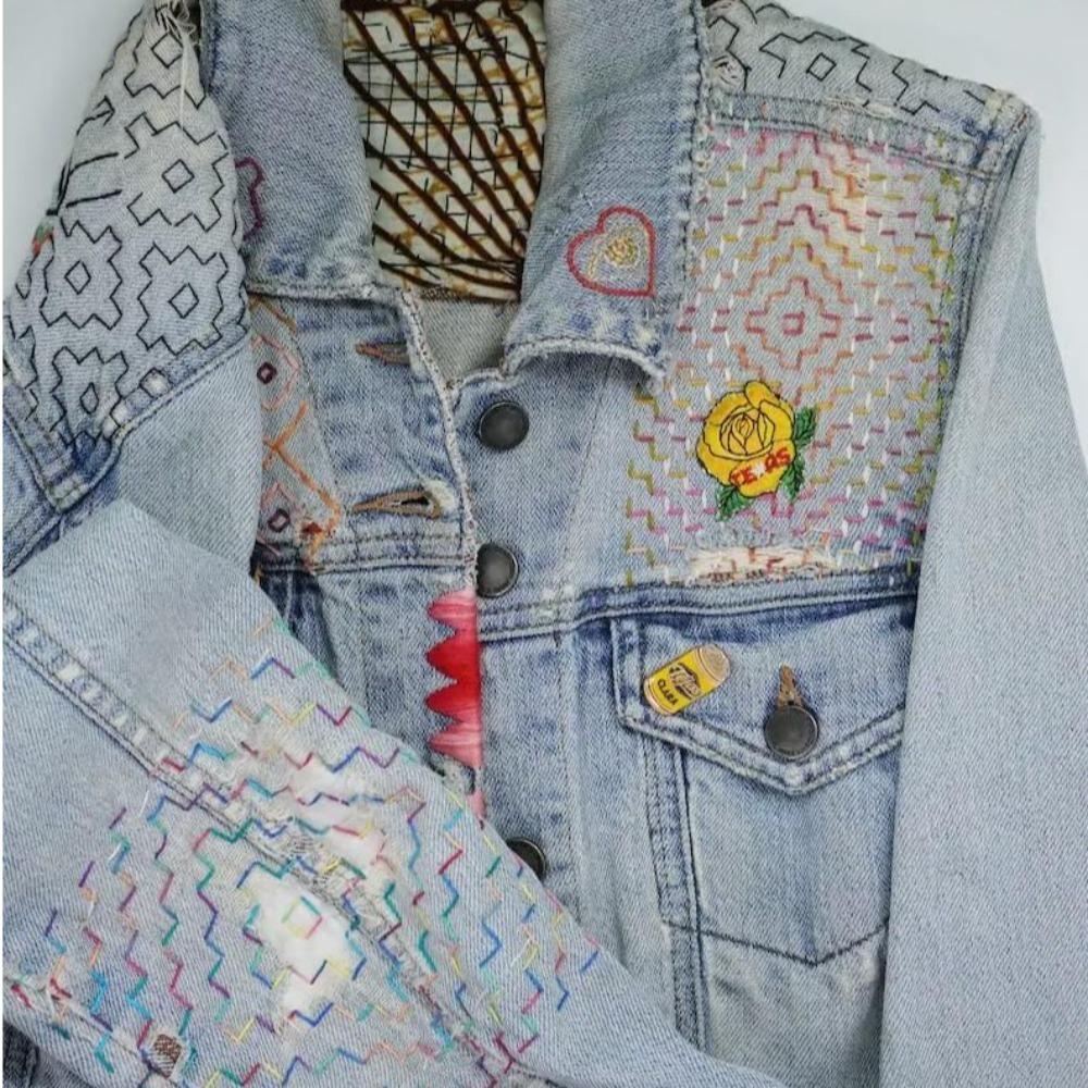 Дружелюбный набор для видимого ремонта с вышивкой сашико, набор для вышивания, швейные инструменты для начинающих