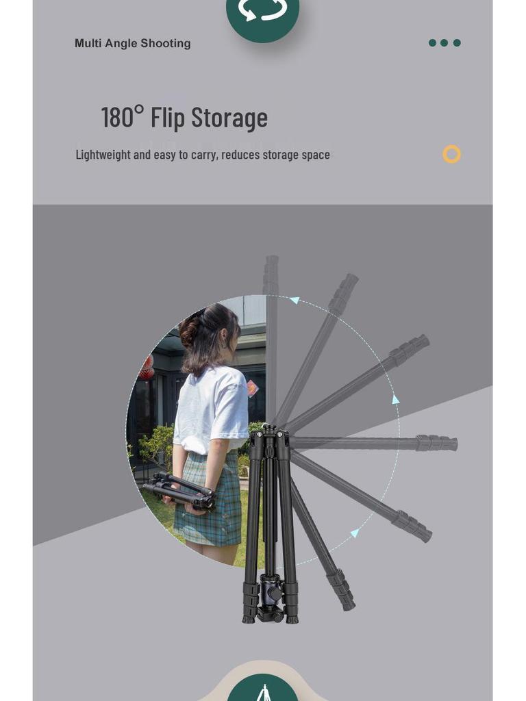 8 Wei Feng 628B Портативный штатив для DSLR и беззеркальных камер для профессиональной фотографии и мобильных селфи