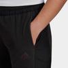 adidas Повседневные брюки-джоггеры с логотипом, женские, черные, GD3812