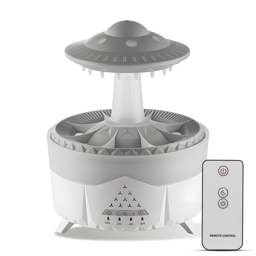 Увлажнитель дождевого облака, капельница для воды, 350 мл, таймер большой емкости, прохладный туман, диффузор эфирного масла с 7