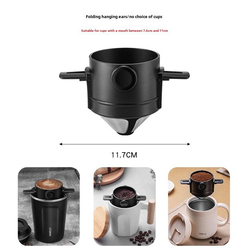 Stainless Steel Folding Coffee Filter Machine for Manual Brewing