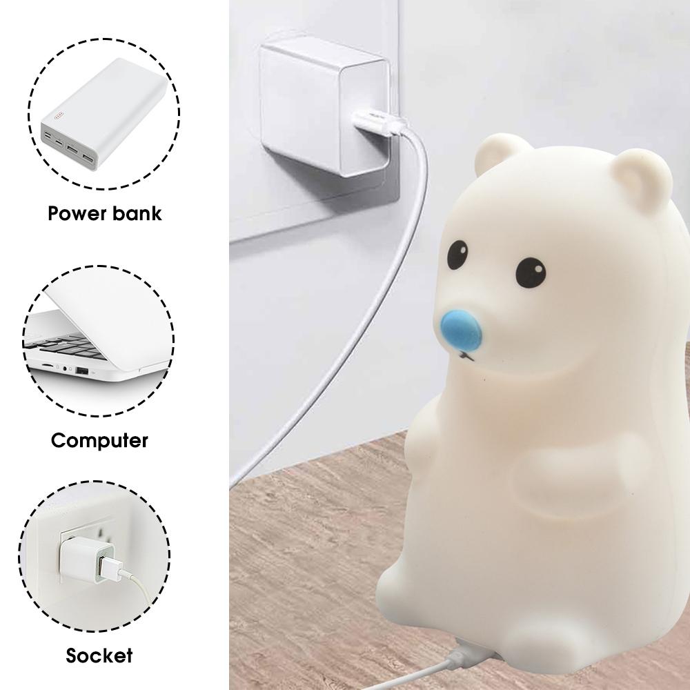 USB-сенсорный милый ночник