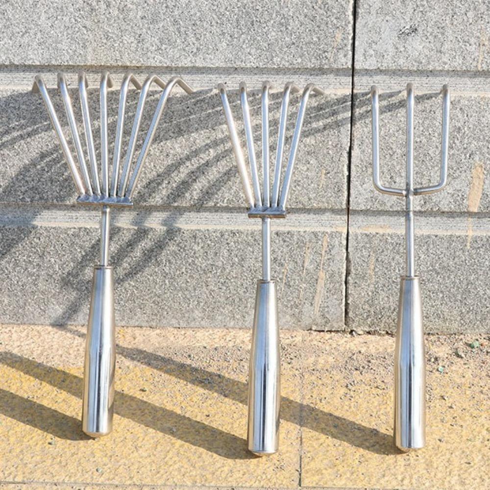 Модернизация ковочного сорнякоудалятеля из нержавеющей стали, садовые грабли для рыхления почвы и удаления сорняков