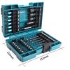 Набор из 33 бит для ударного шуруповерта Makita с шестигранным хвостовиком 6,35 мм, в комплекте кейс E-06622
