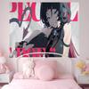 ZZZ Gaming Hoshimi Miyabi Хиппи Настенные Гобелены для Гостиной Дома Общежития Декор Искусство Домашний Декор