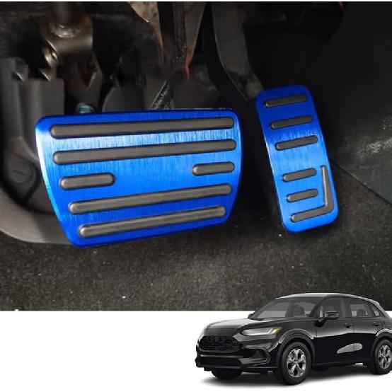 Аксессуары для интерьера Honda HR-V HRV 2023 2024 Алюминиевый сплав Противоскользящая накладка на педаль тормоза, без сверления алюминиевый газовый тормоз