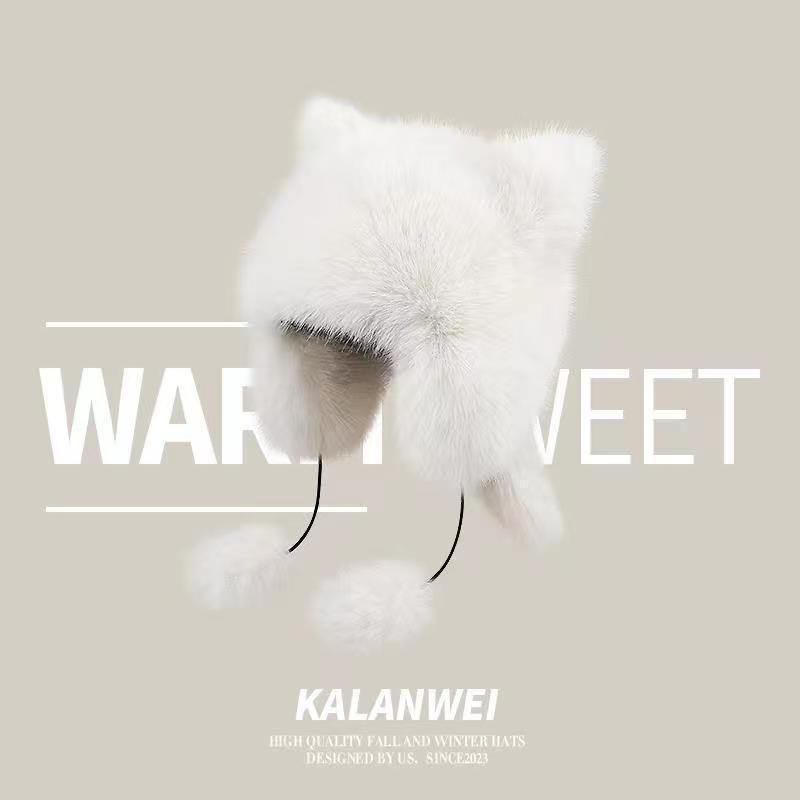 Милая вязаная шапка с вышивкой щенка корги