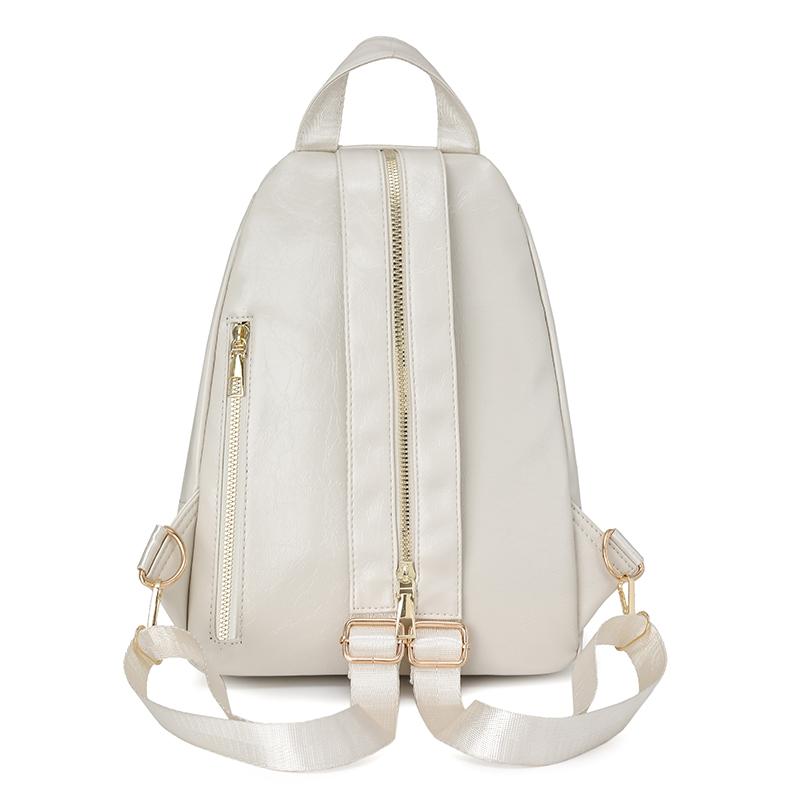 Рюкзак многофункциональный женский рюкзак с цветными блоками и замком