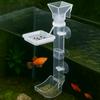 Acrylic Fish Tank Feeding Tube Transparent Aquarium Feeder Tube  Food Dispensing