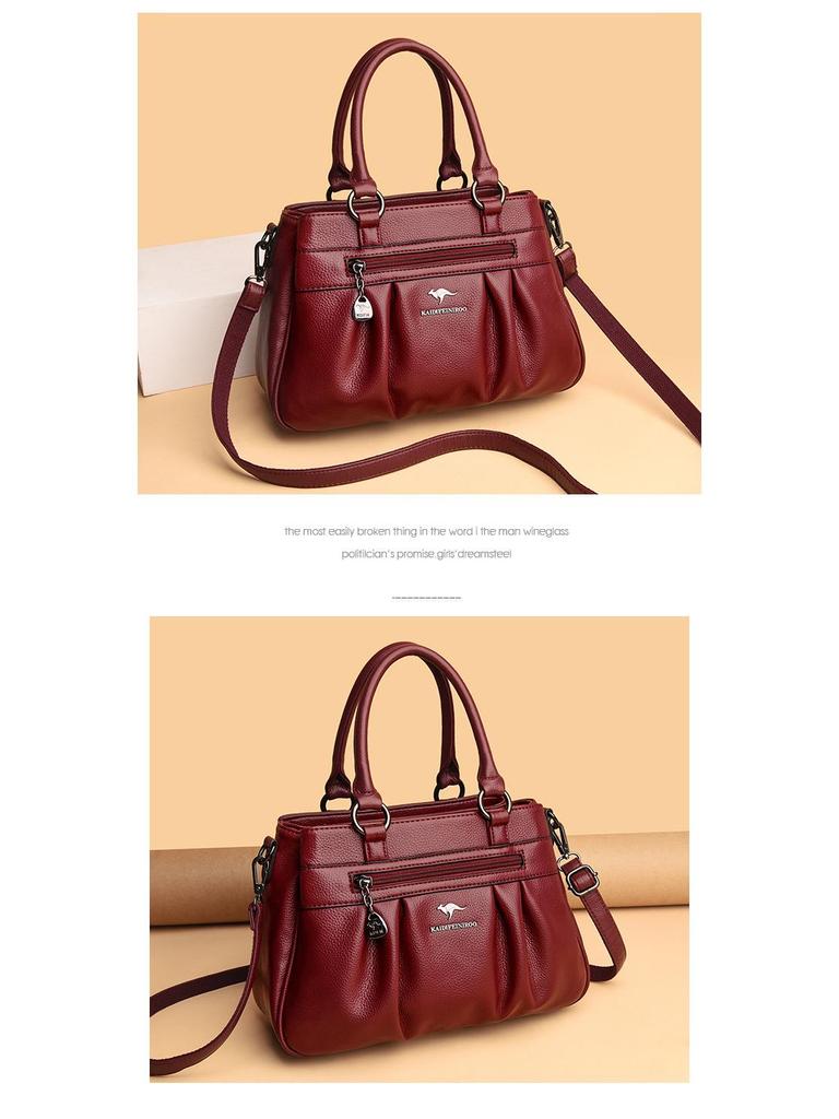 Стильная женская сумка 2023 года большой вместимости - Идеально подходит для мам среднего возраста, на одно плечо, кроссбоди