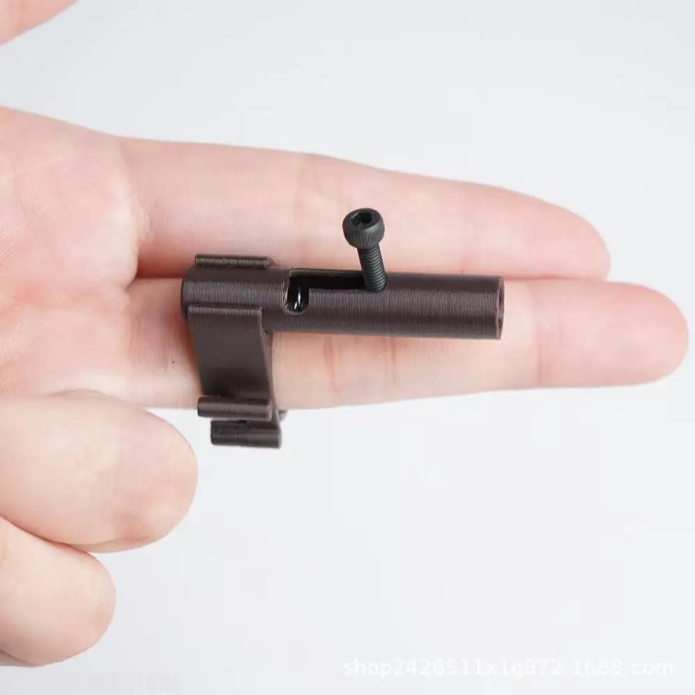 Мини-скрытый пластиковый пистолет-пусковая установка для шариков Безопасная игрушка-пистолет для розыгрышей с бумажными шариками Веселый гаджет для вечеринок для детей и взрослых