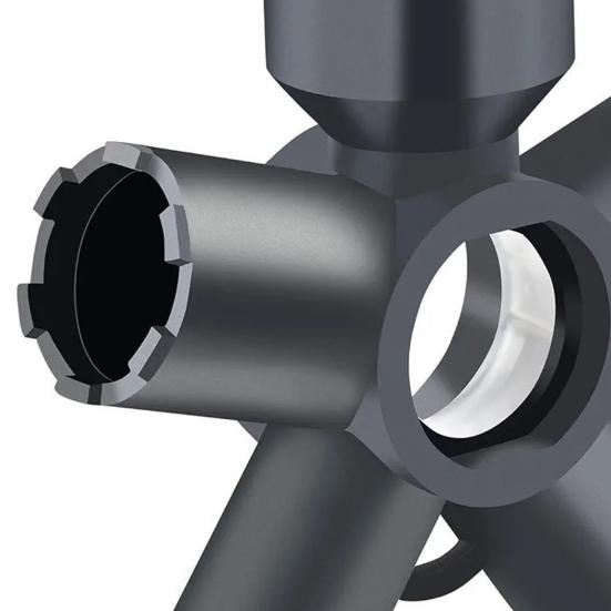 Инструмент для снятия аэратора для крана 10 в 1 Компактный ключ для крана Сверхпрочный ключ Aerato для резьбовых аэраторов TF M16.5 M21.5 M24 M28 без царапин