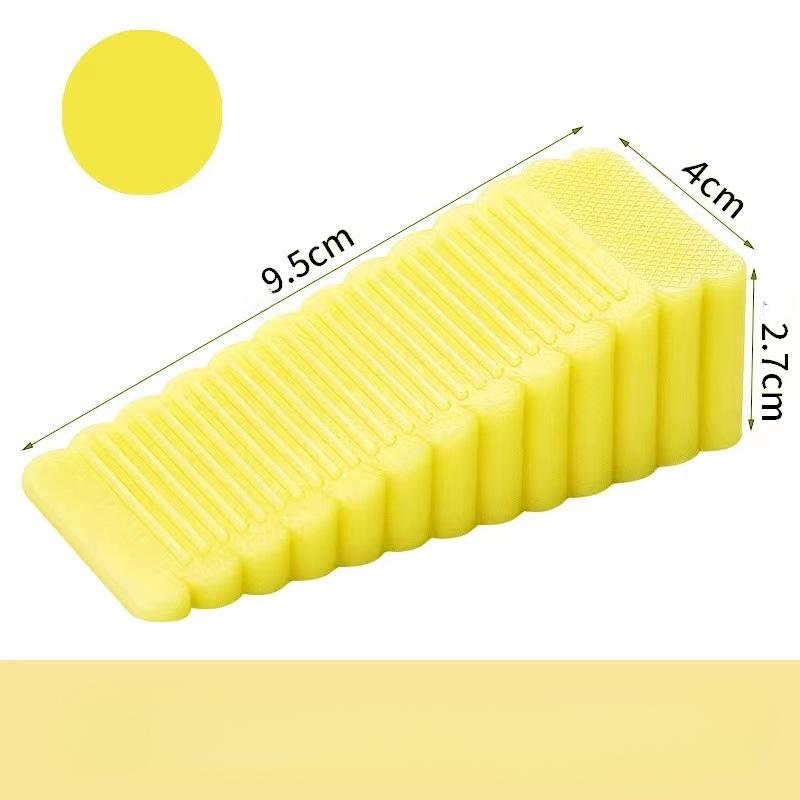 1/2 шт. Защитные силиконовые дверные упоры, клиновые дверные упоры, дверной стопор, задний фиксатор для двери дома и офиса, стопор, предотвращающий столкновение