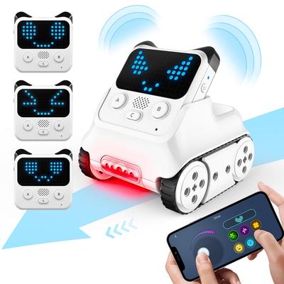 Makeblock Игрушечный робот Codey Rocky Электрический робот Интерактивный эмо-робот Электронный модуль Scratch Python Кодирование Программирование Игрушка Начальная школа Робот K