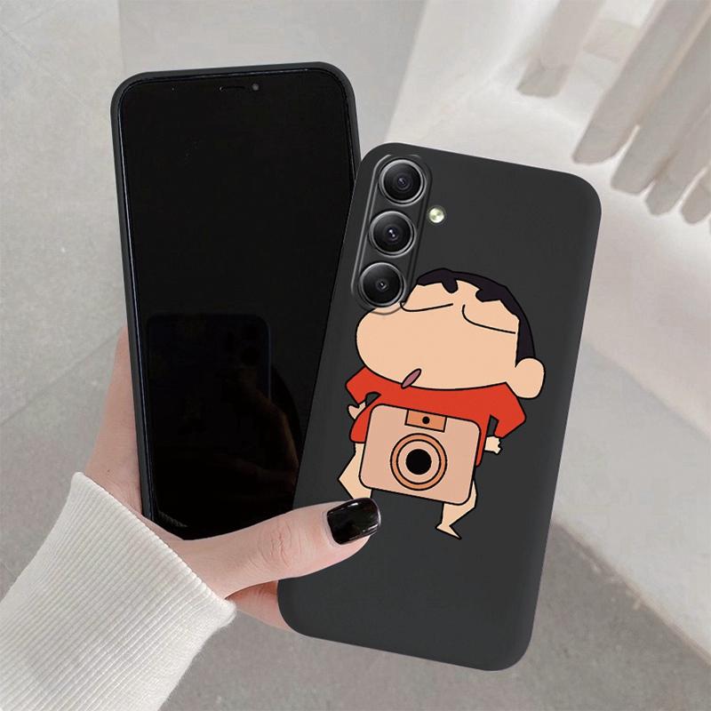Funny Cartoon Case For iPhone Samsung A55 S24 FE S25 M35 A06 Xiaomi Redmi Note 13Pro 14C Huawei Honor Realme Shockproof Anti-Scratch Matte Phone Cover