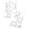 Kit Plastique dingue - Dinosaures - Pour Enfant - 2 feuilles - 3 porte-clés