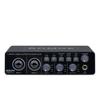 BOMGE U202 USB Audio Interface with Microphone Preamps, XLR/TSR/TS Ports, 48V, 32-bit/192kHz Resolution, for Computer Recording, Streaming, and Podcas