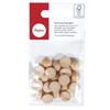 Wooden Semi-sphere - FSC 100% - 12mm - 20 Pieces - Beige - Decorative Objects