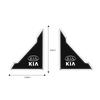 LSQW6 Car Door Corner Transparent Protective Stickers Accessories For KIA EV6 Stinger RIO Sorento Picanto Ceed Borrego Syros K4 K5 K9