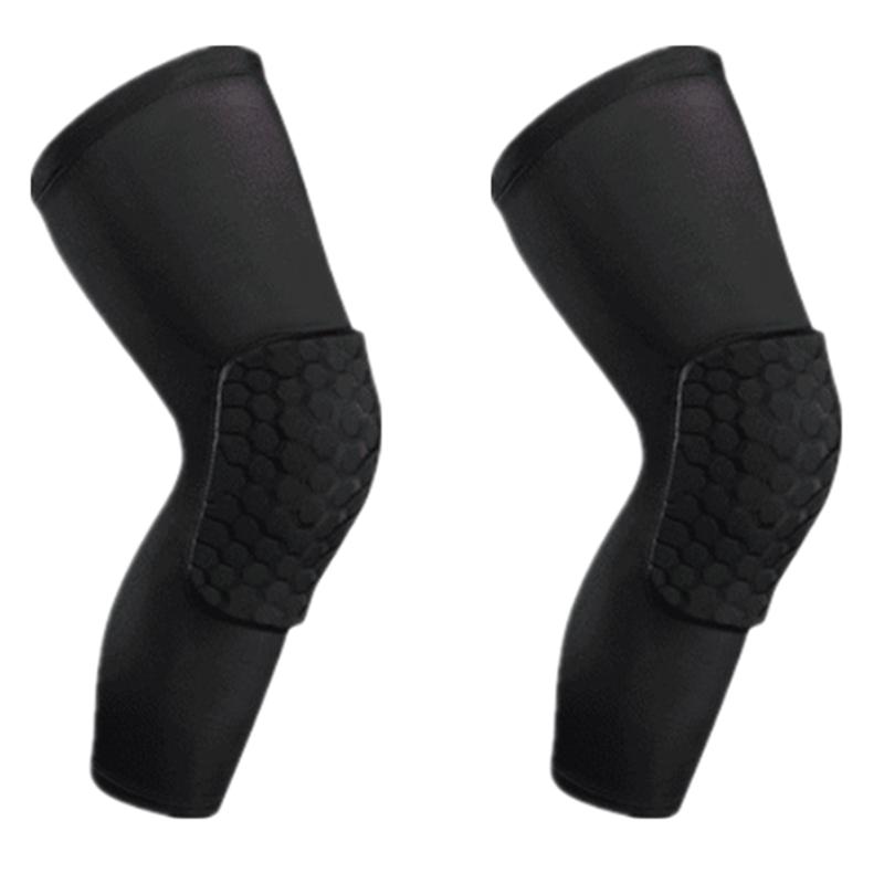 1 пара унисекс для спорта на открытом воздухе для мальчиков, баскетбола, наколенники для девочек, футбола, езды на велосипеде, защита от падения, предотвращения столкновений, детские длинные наколенники